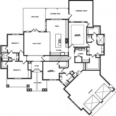 Home Plan - Main Level