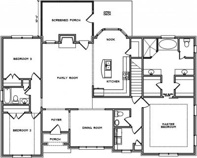 Home Plan - Main Level