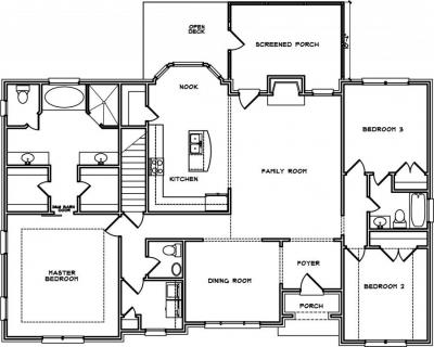 Home Plan - Main Level