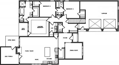 Home Plan - Main Level