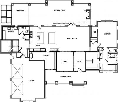 Home Plan - Main Level