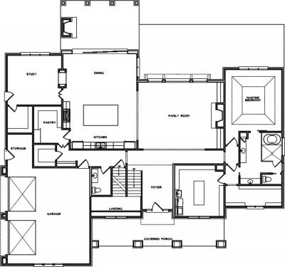 Home Plan - Main Level