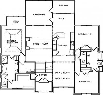 Home Plan - Main Level