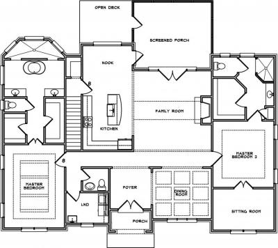 Home Plan - Main Level