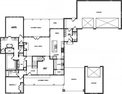 Home Plan - Main Level