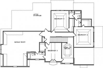 Home Plan - Second Level