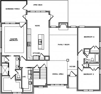 Home Plan - Main Level