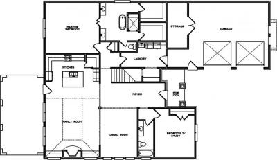 Home Plan - Main Level