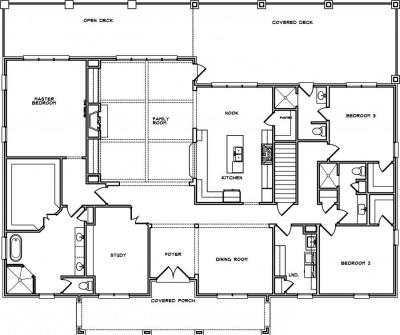 Home Plan - Main Level