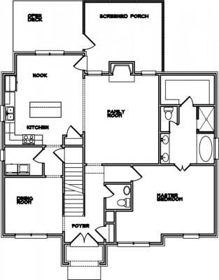 Home Plan - Main Level