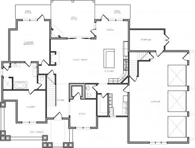 Home Plan - Main Level