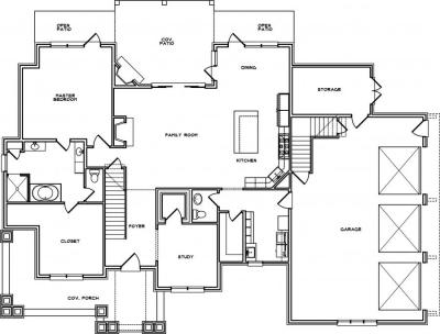 Home Plan - Main Level