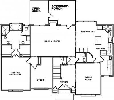 Home Plan - Main Level