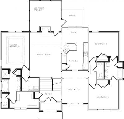 Home Plan - Main Level