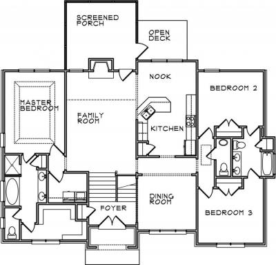 Home Plan - Main Level