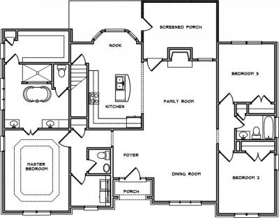 Home Plan - Main Level