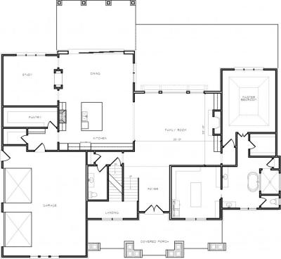 Home Plan - Main Level