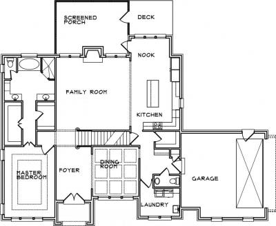 Home Plan - Main Level