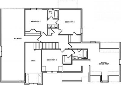 Home Plan - Second Level