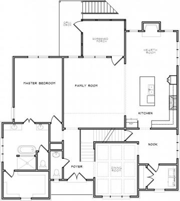 Home Plan - Main Level