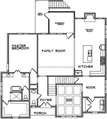 Home Plan - Main Level