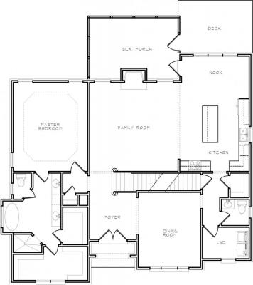 Home Plan - Main Level