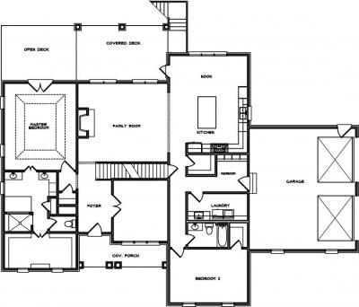 Home Plan - Main Level