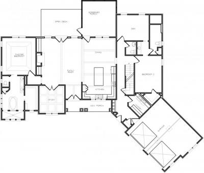 Home Plan - Main Level