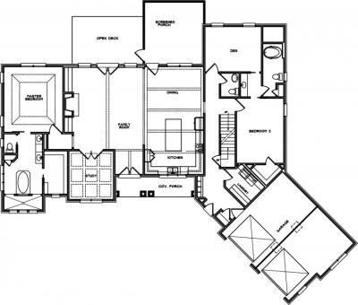 Home Plan - Main Level