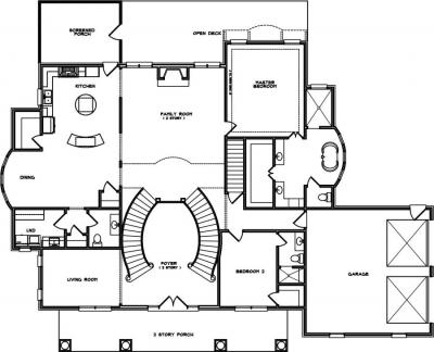 Home Plan - Main Level