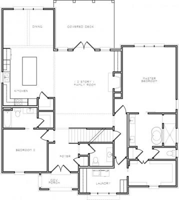 Home Plan - Main Level