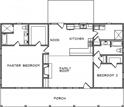 Home Plan - Main Level