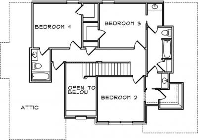 Home Plan - Second Level