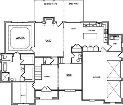 Home Plan - Main Level