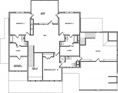 Home Plan - Second Level