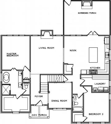 Home Plan - Main Level