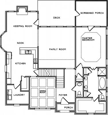 Home Plan - Main Level