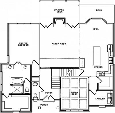 Home Plan - Main Level