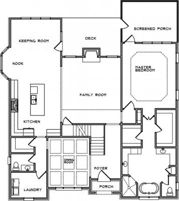 Home Plan - Main Level