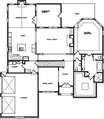 Home Plan - Main Level