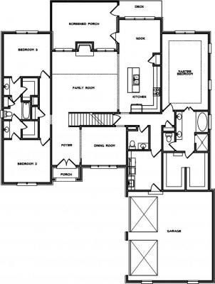 Home Plan - Main Level