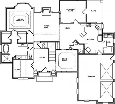 Home Plan - Main Level