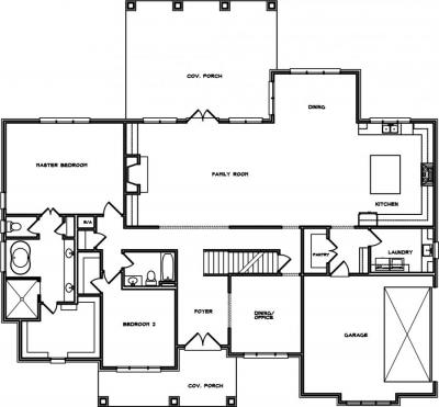 Home Plan - Main Level