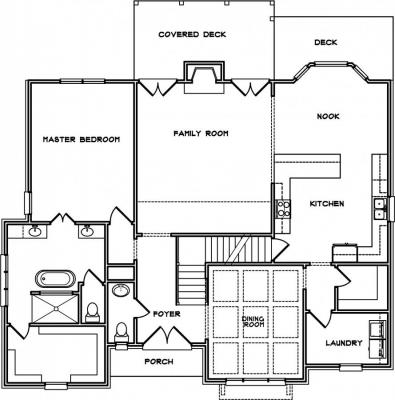 Home Plan - Main Level