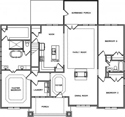 Home Plan - Main Level