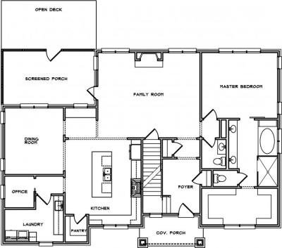 Home Plan - Main Level