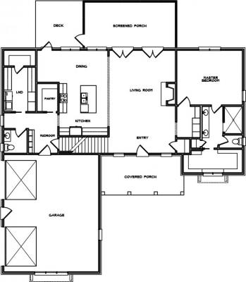 Home Plan - Main Level