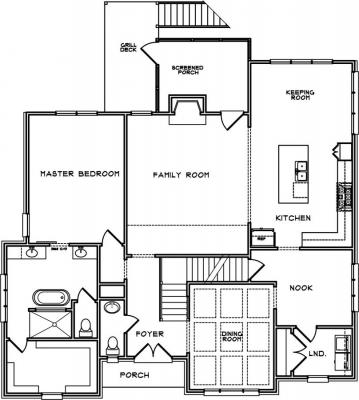 Home Plan - Main Level