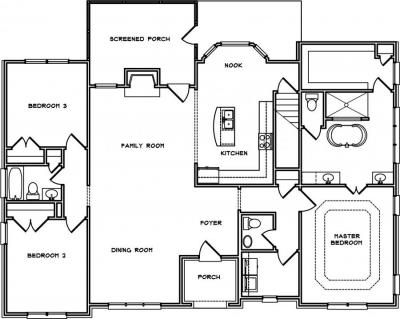 Home Plan - Main Level