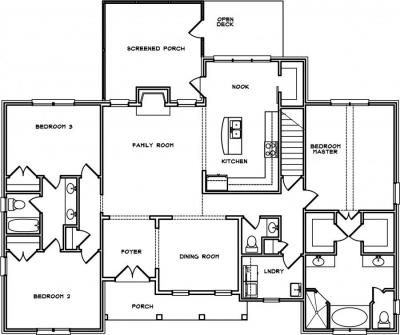 Home Plan - Main Level